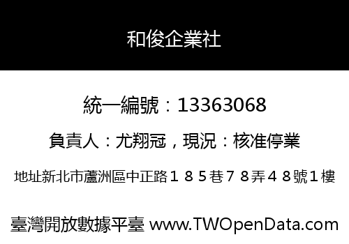 和俊企業社