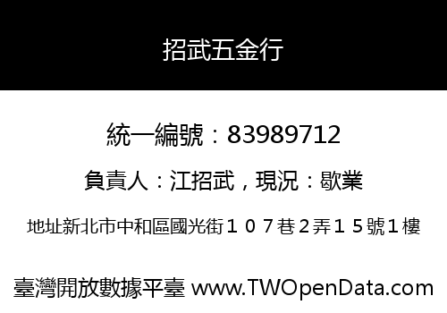 招武五金行