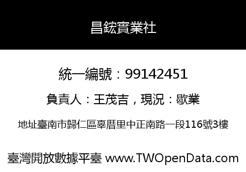 昌鋐實業社