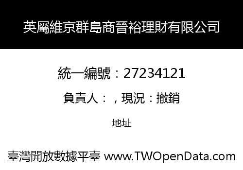 英屬維京群島商晉裕理財有限公司