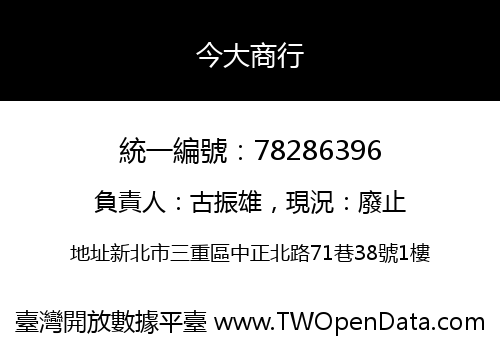 今大商行