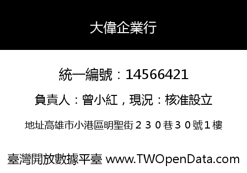 大偉企業行