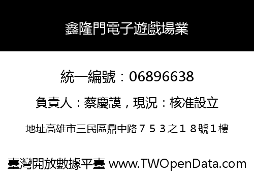 鑫隆門電子遊戲場業