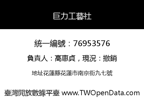 巨力工藝社
