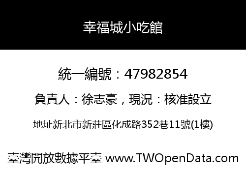 幸福城小吃館