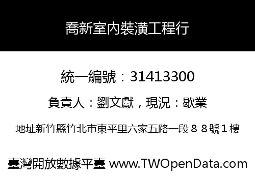 喬新室內裝潢工程行