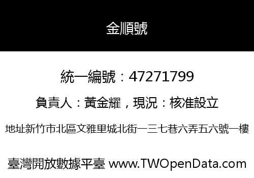 金順號