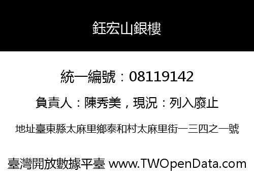 鈺宏山銀樓