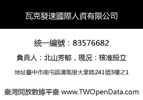 瓦克發速國際人資有限公司