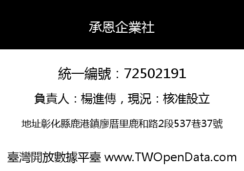 承恩企業社