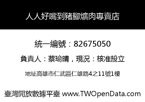 人人好嘴到豬腳爌肉專賣店