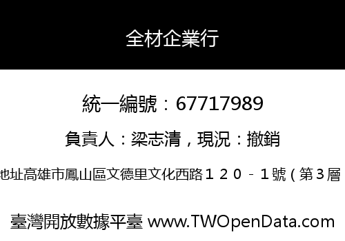 全材企業行