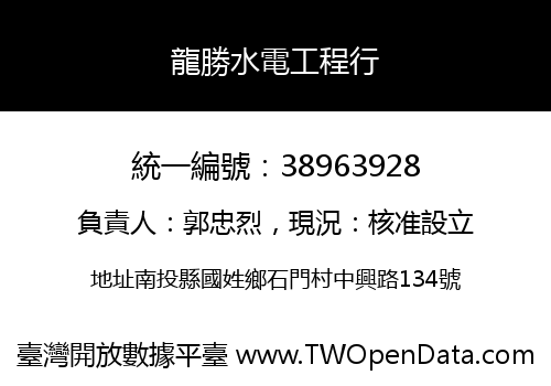 龍勝水電工程行