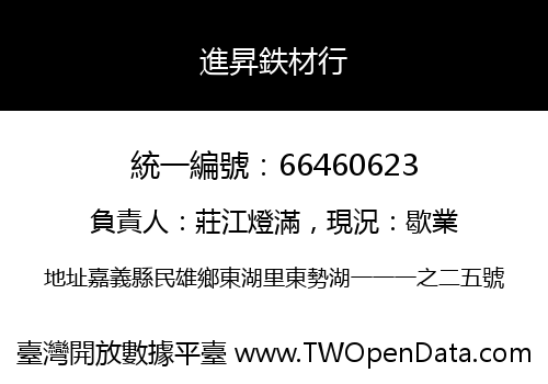 進昇鉄材行