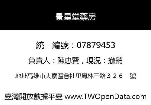 景星堂藥房