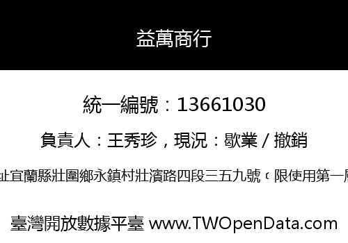 益萬商行