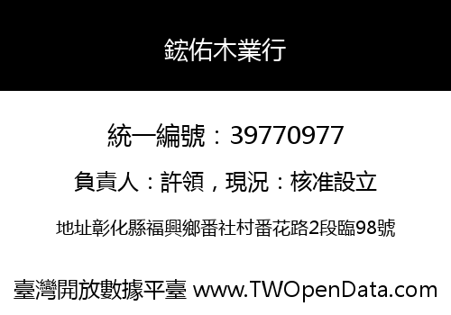 鋐佑木業行