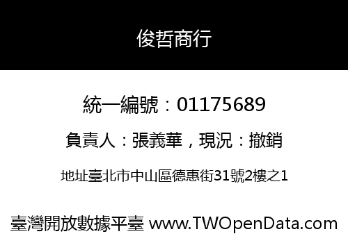 俊哲商行