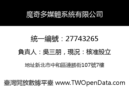 魔奇多媒體系統有限公司