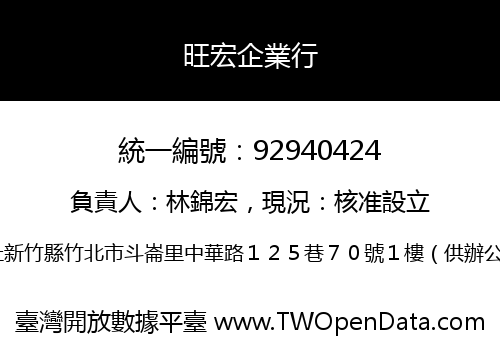 旺宏企業行
