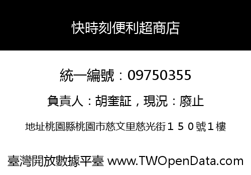 快時刻便利超商店