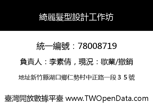 綺麗髮型設計工作坊