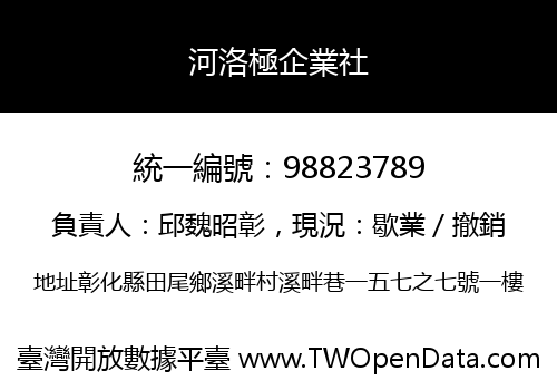 河洛極企業社
