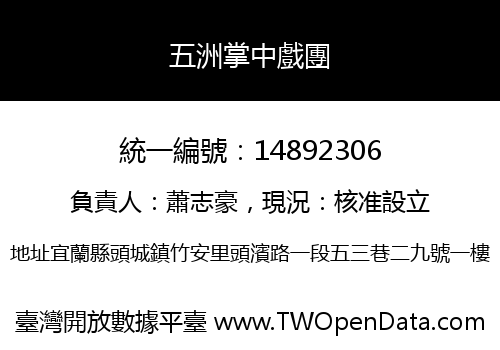 五洲掌中戲團