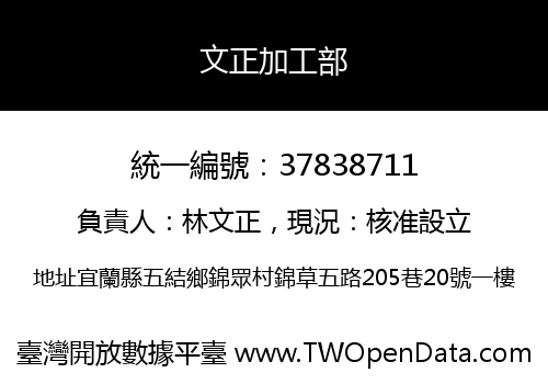 文正加工部