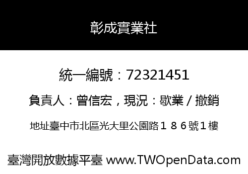 彰成實業社