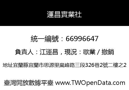 運昌實業社