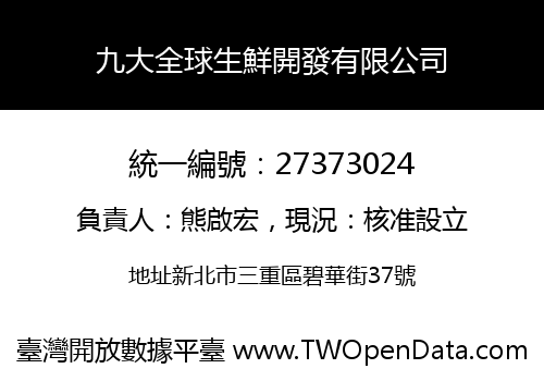 九大全球生鮮開發有限公司