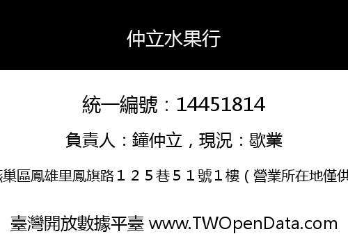 仲立水果行