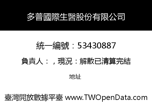 多普國際生醫股份有限公司