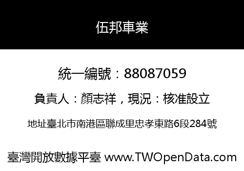 伍邦車業
