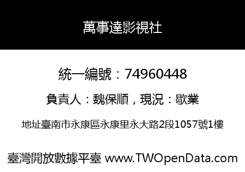 萬事達影視社