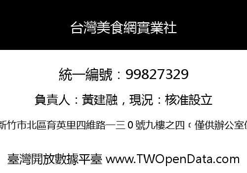 台灣美食網實業社