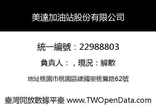 美達加油站股份有限公司