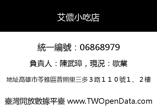 艾儂小吃店