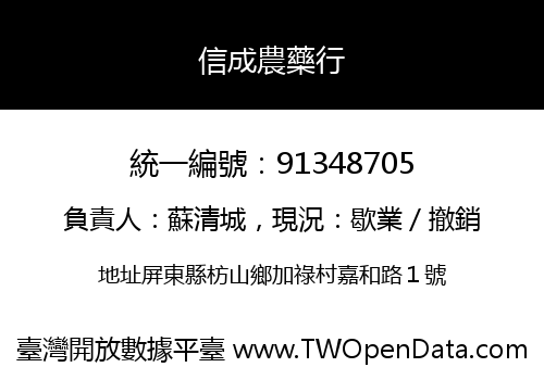 信成農藥行