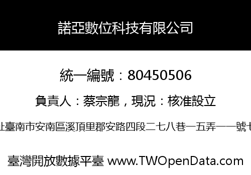 諾亞數位科技有限公司