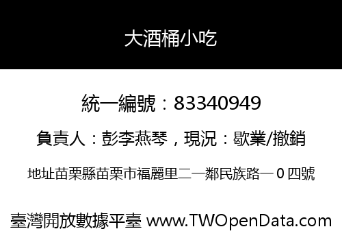 大酒桶小吃