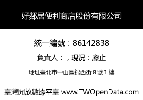 好鄰居便利商店股份有限公司