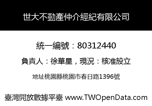 世大不動產仲介經紀有限公司