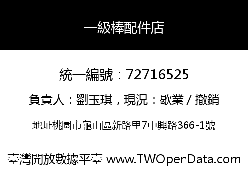 一級棒配件店