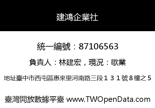 建鴻企業社