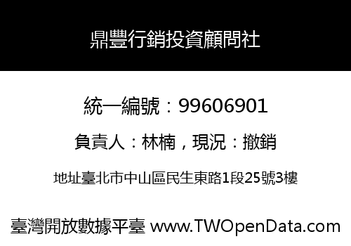 鼎豐行銷投資顧問社