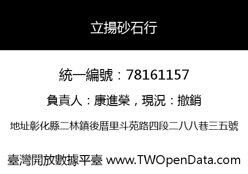 立揚砂石行
