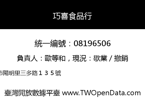 巧喜食品行