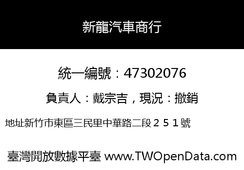 新龍汽車商行
